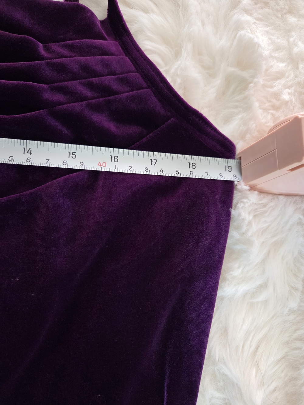 90s Whimigoth Deep Purple Velvet Maxi Worthimgton Dress - Picture 6 of 11